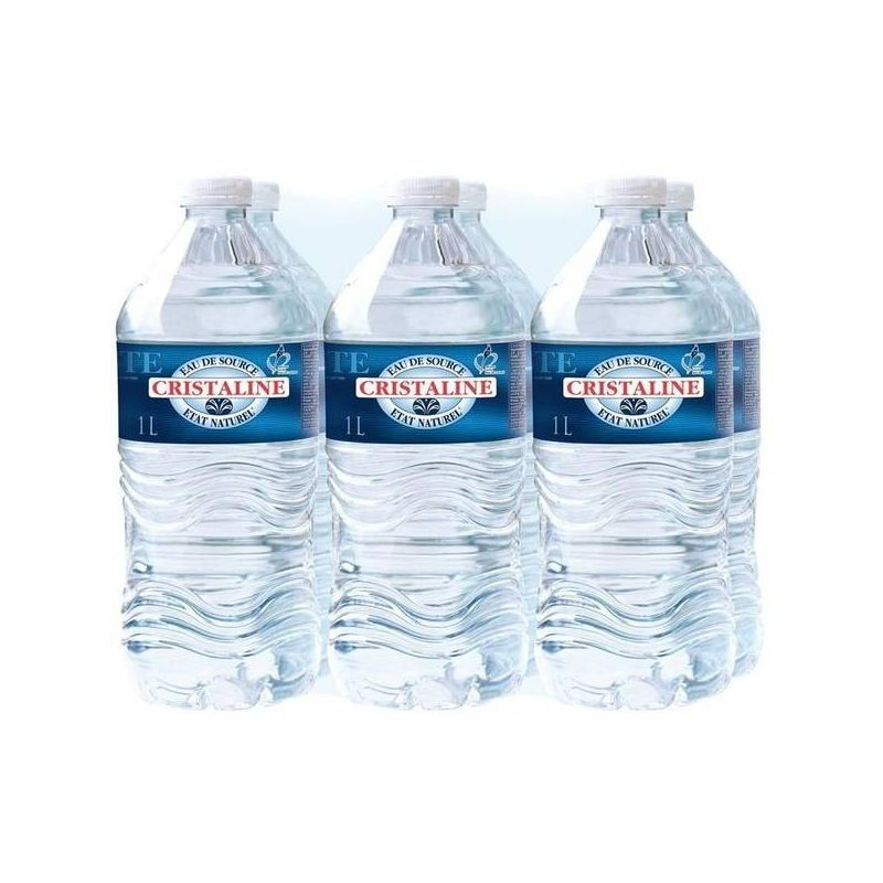 Cristaline Sparkling Spring Water 6 x 1.50 L