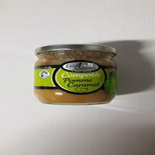 [3470410022119] LES 4 SAISONS Apple Caramel Compote 420 g