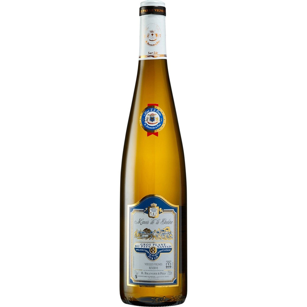MANON DE LA GRELIERE Vino blanco Val de Loire Gros Plant du Pays Nantais Folle Blanche Vieilles Vignes 75 cl