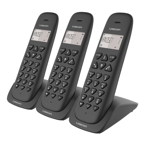 [3483078636529] LOGICOM Vega 350 DECT Phone Black