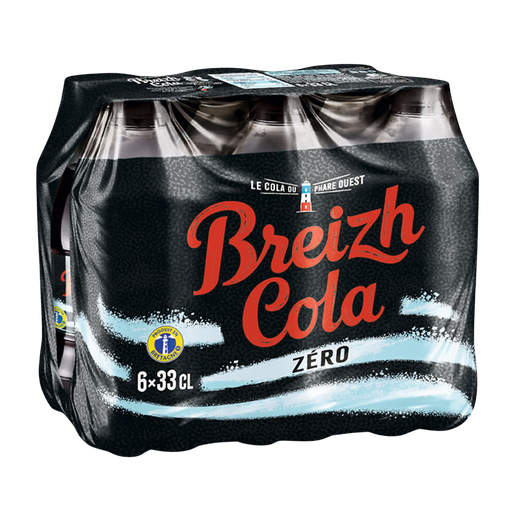 [3484700002002] BREIZH COLA Zero Cola Carbonated Drink 6 x 33 cl