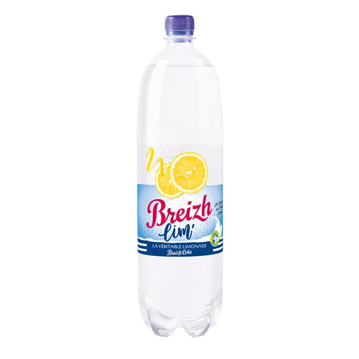 [3484705000034] BREIZH Boisson gazeuse aromatisée au citron, citron vert et orange 1.5 L