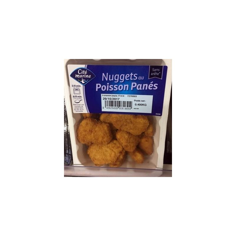 CITE MARINE Breaded Fish Nuggets 400 g