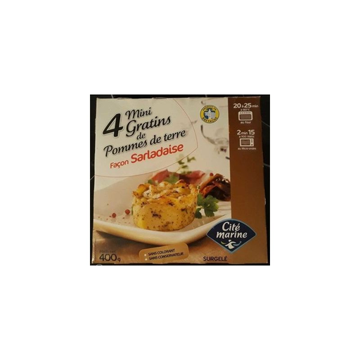 [3492500052158] MINI Gratins Sarladais 4 x 100 g