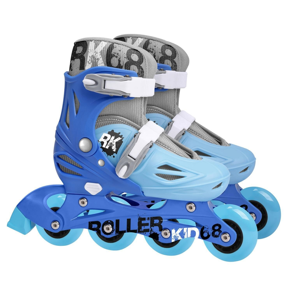 AUTRES MARQUES Patins Skids control ajustable t30/33 bleu