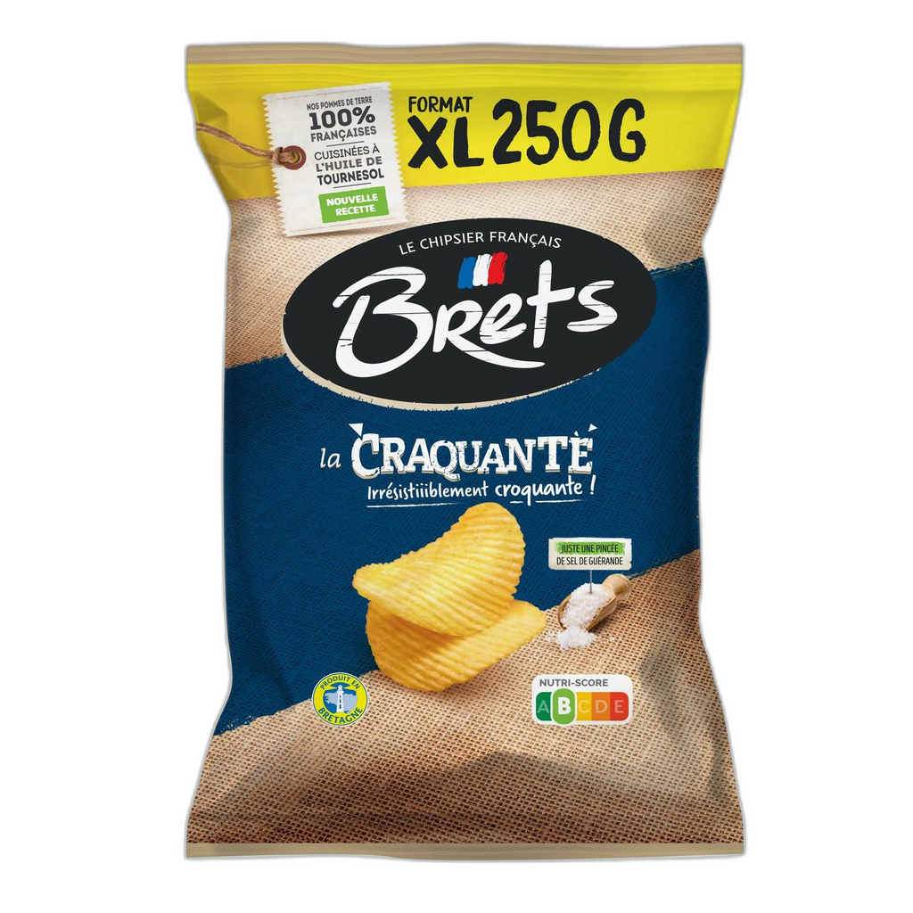 BRETS Wavy Crisps la Craquante nature 250 g