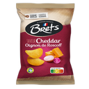 BRETS Chips ondulées saveur cheddar et oignon de Roscoff 125 g