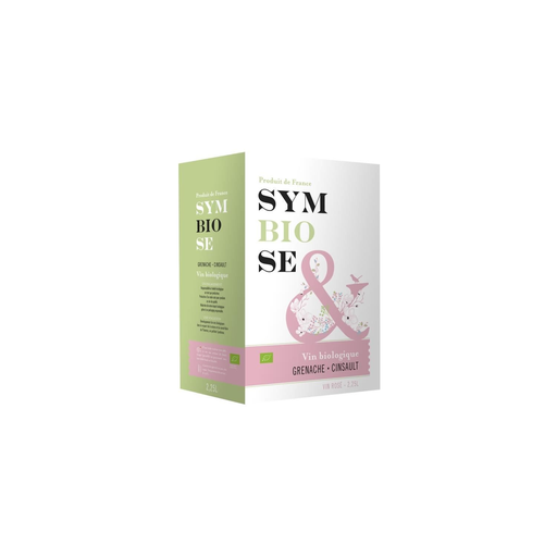 [3500610146831] SYMBIOSE Bib Grenache Cinsault Vin De France Vin Rosé Bio 2.25 L