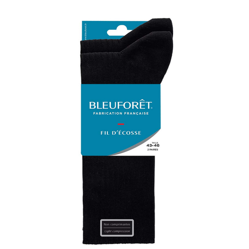 [3501354008508] BLEUFORET Calcetines hombre negro T43/46