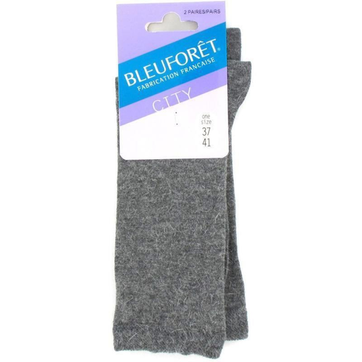 [3501358011245] BLEUFORET Angora Socks Grey 37/41