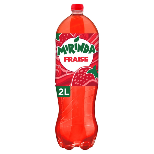 [3502110002884] MIRINDA Boisson gazeuse aromatisée fraise 2 L
