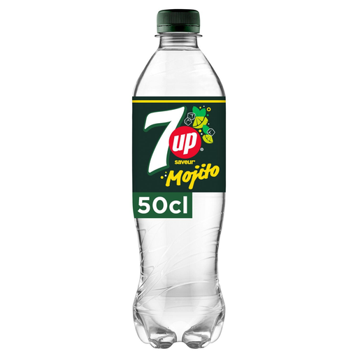 [3502110007186] 7UP Bebida gaseosa con extractos de limón sabor mojito 50 cl