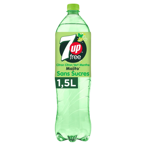 [3502110007636] 7UP Soda Mojito sin azúcares 1,5 L