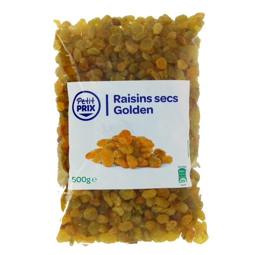 [3502490219100] P'TIT PRIX Golden raisins 500 g
