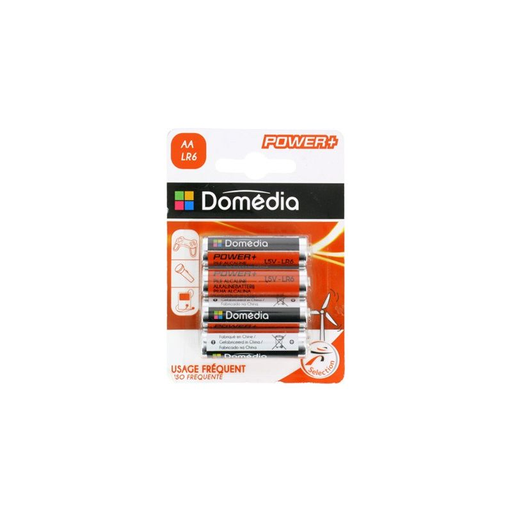 [3505390075760] DOMEDIA Alkaline Power Batteries LR6 AA x4