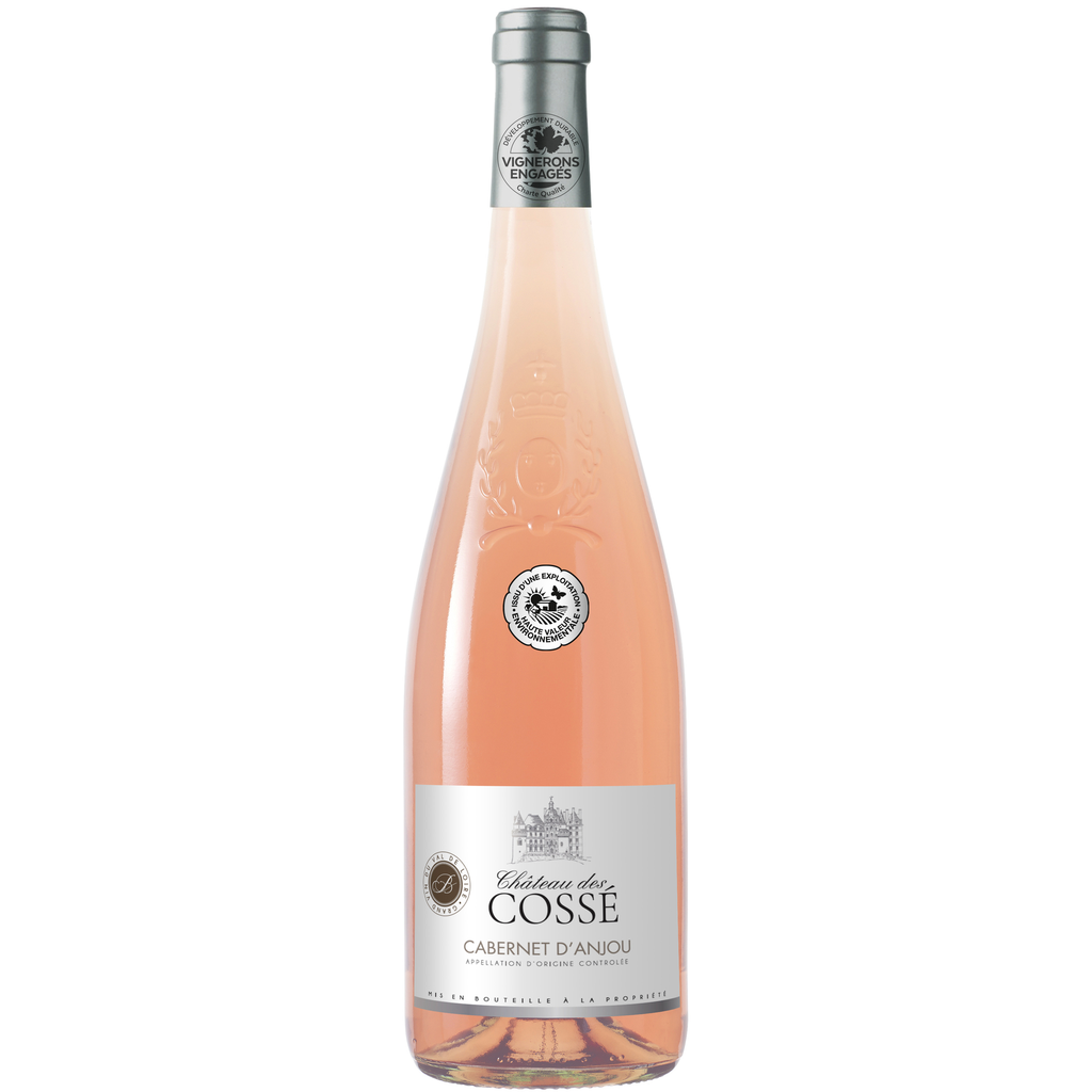 CHATEAU DE COSSE Vin Rosé A.O.P. Val de Loire Cabernet d'Anjou 75 cl