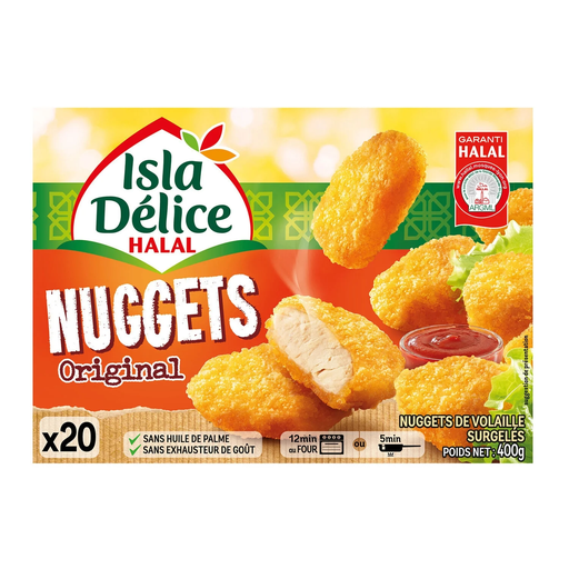 [3512690000200] ISLA DELICE Halal Poultry Nuggets 400 g
