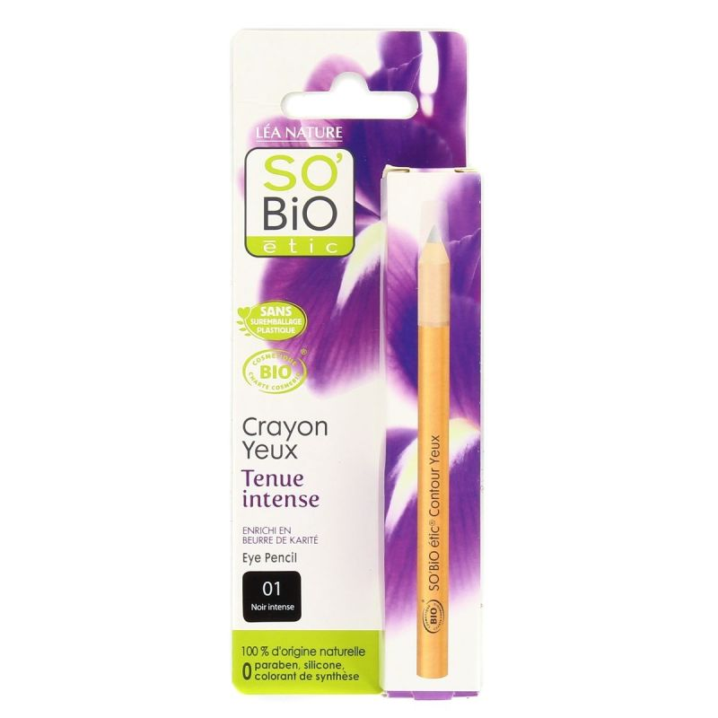SO'BIO ETI Lápis Contorno de Olhos Preto Intenso 1 lápis