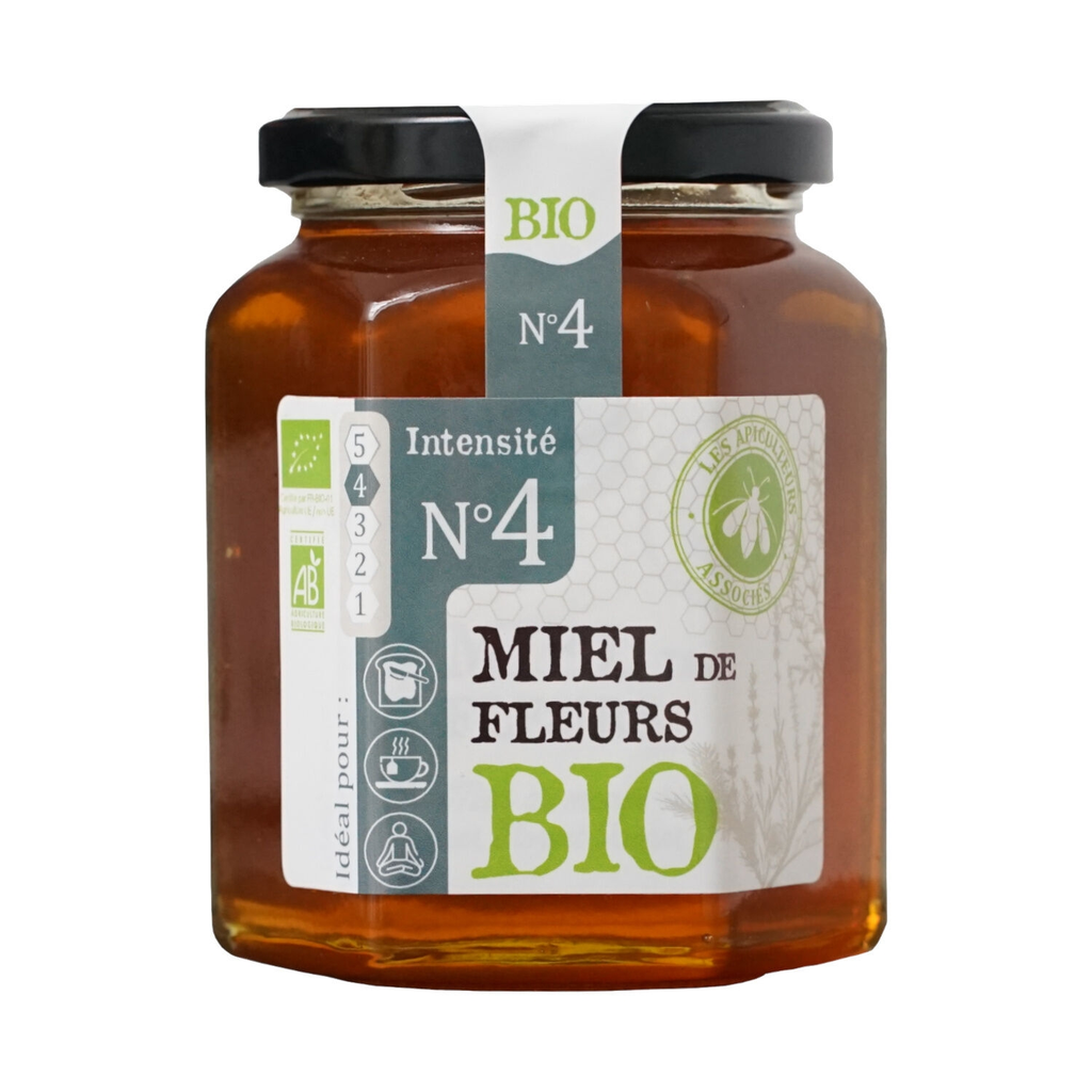 LES APICULTEURS ASSOCIES Organic Flower Honey 375 g