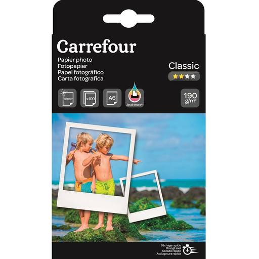 [3523670250539] CARREFOUR Photo Paper A6 CRF1906 100 sheets 190g