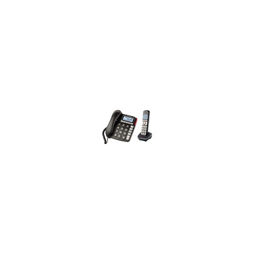 [3527570044908] SCHNEIDER Téléphone 2 en 1 Filaire + DECT Comby Répondeur GMTH540DRBLK