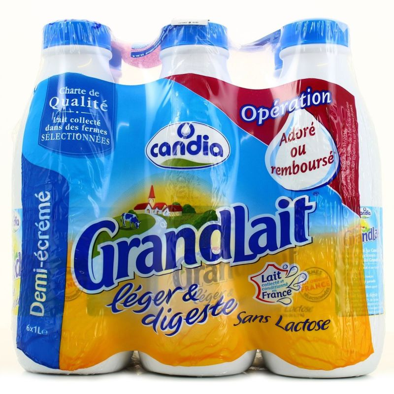 Candia Grandlait 1/2Ec Leg&Dig Bt6X1L