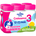 Candia Baby 3 Lait De Croissance Liquide Dès 10 Mois 6X25Cl