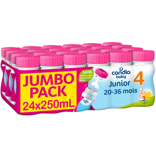 [3533631193003] CANDIA BABY Leite infantil líquido a partir dos 20 meses 24 x 250 ml