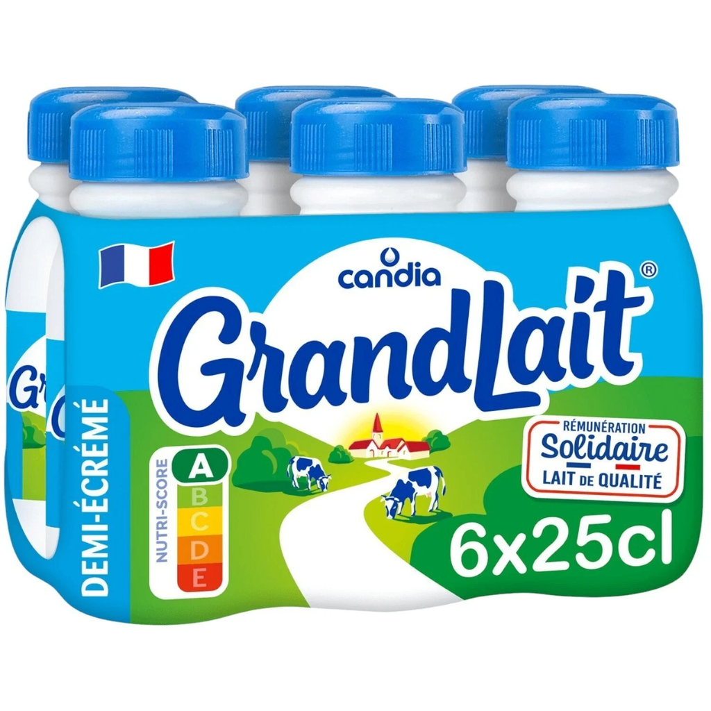Candia Grandlait 1/2 Ecr Bt 6X25Cl