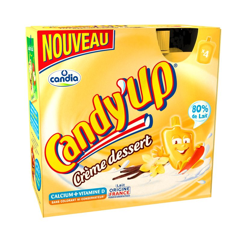 CANDY'UP CANDY'UP Vanilla Pouch 4 x 85 g