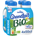 Candia Grandlait Lait Demi-Écrémé Uht Bio 4X50Cl