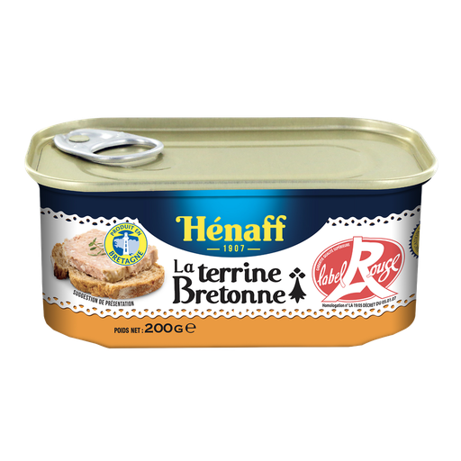 [3537580702101] HENAFF Terrina Bretona Label Rouge 200 g