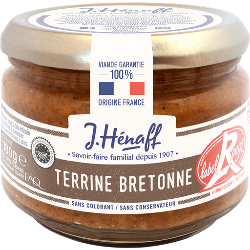 [3537580704983] HENAFF Terrina bretona Label Rouge 180 g