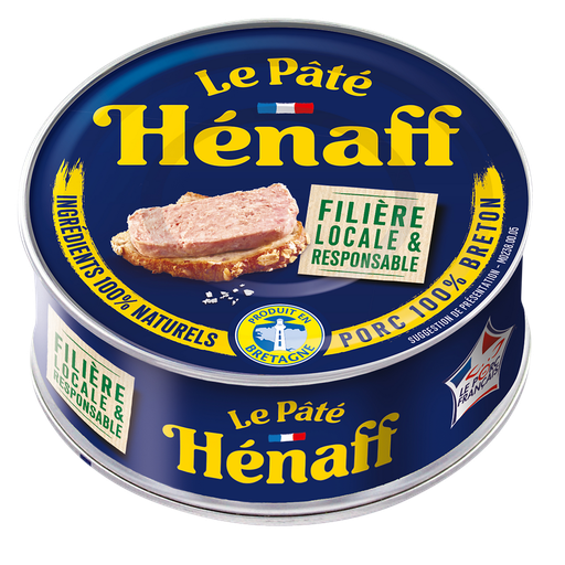 [3537580706123] HENAFF Paté de cerdo con sal de Guérande 154 g