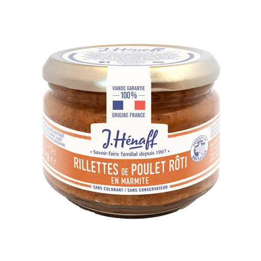 [3537580706178] HENAFF Rillettes de pollo asado 180 g