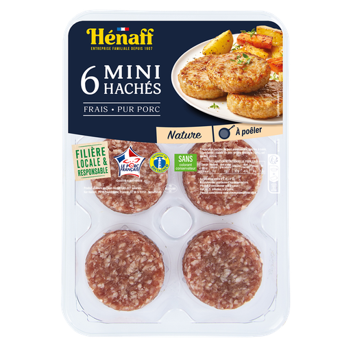 [3537580800173] HENAFF Minced Pork Patties 240 g