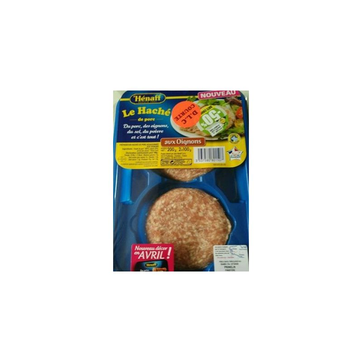 [3537580801507] HENAFF 2 Minced pork with onions 200 g