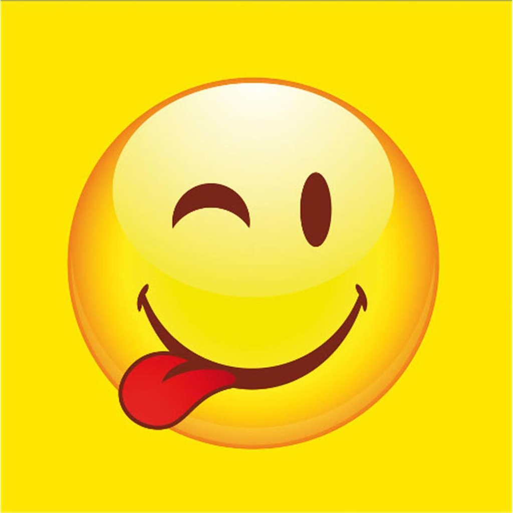 12 Serviettes 33X33 Smiley