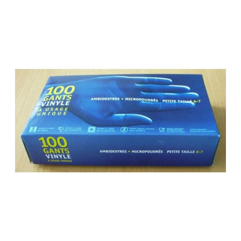 Gants Vinyl T.M 10X100