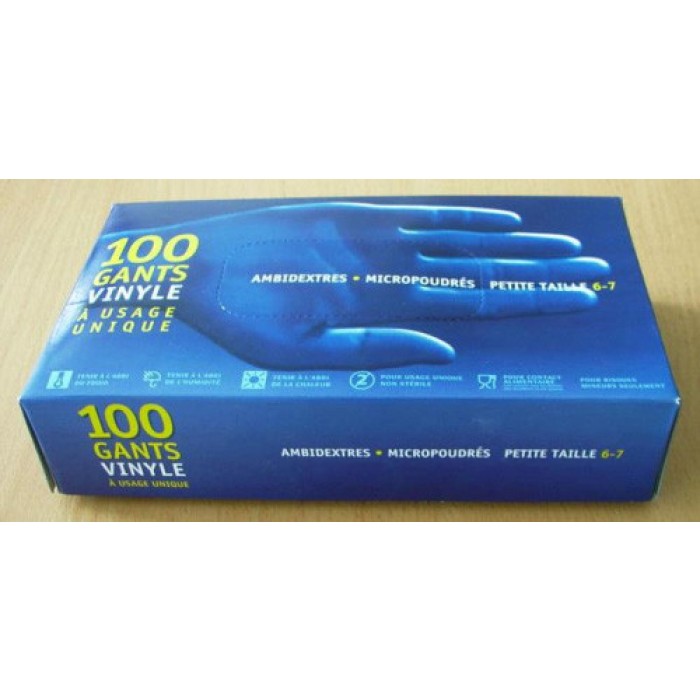 10X100 Gants Vinyl T.L