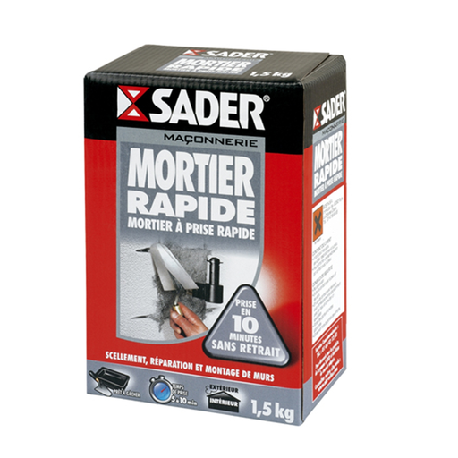 [3549210010647] SADER Quick-setting mortar 1.5 kg