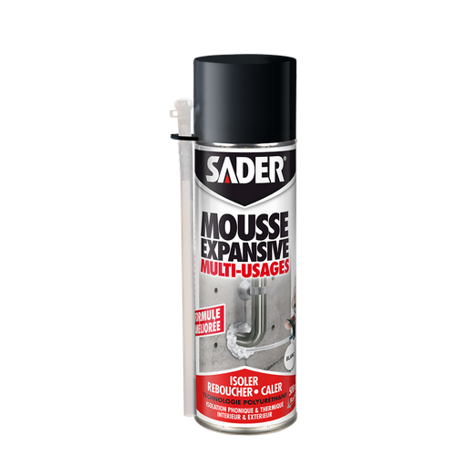 [3549212467081] SADER Polyurethane expanding foam upside down 500 ml