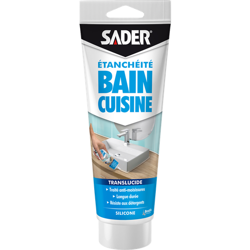 [3549212481711] SADER Sellador Baño y Cocina cartucho translúcido 280 ml