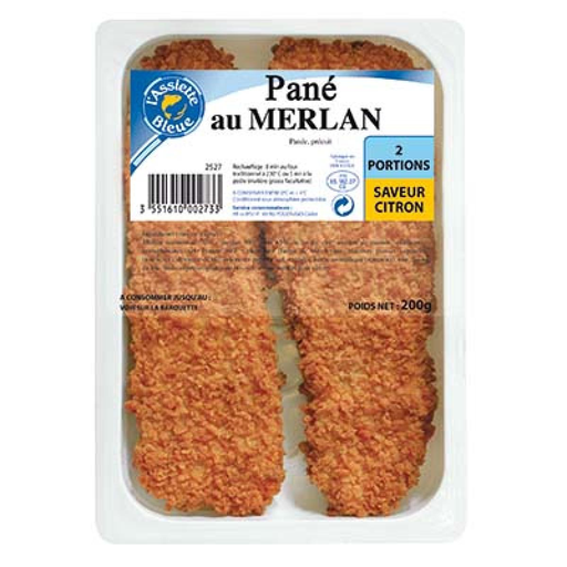 [3551610002733] ASSIETTE BLEUE Breaded Crispy Whiting Fish 200 g