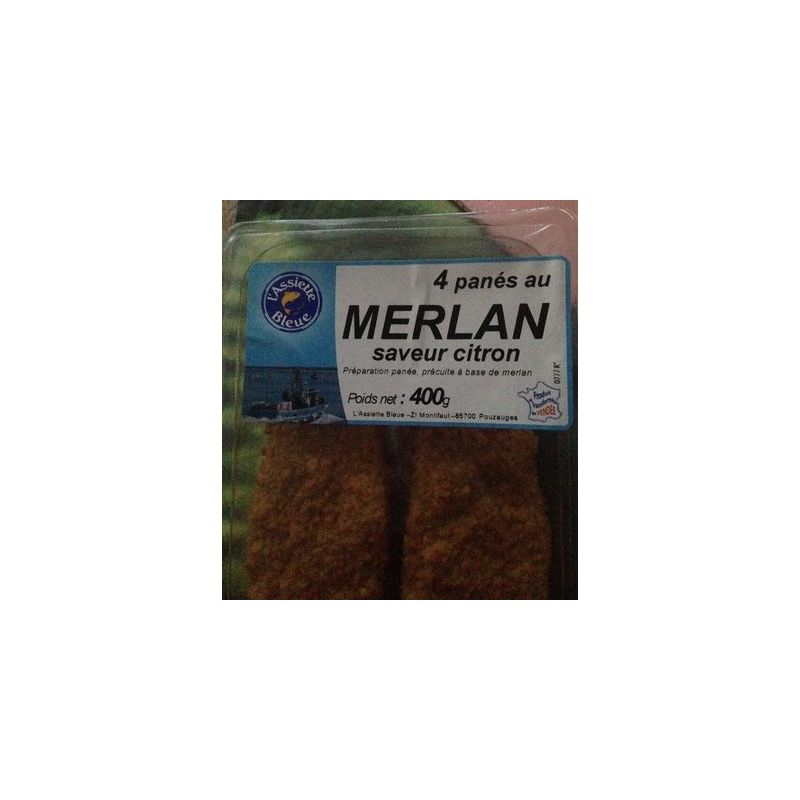L'ASSIETTE BLEUE Whiting Fish Breaded 400 g
