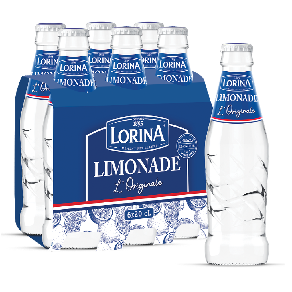 LORINA Limonada finamente gaseosa vidrio 6 x 20 cl