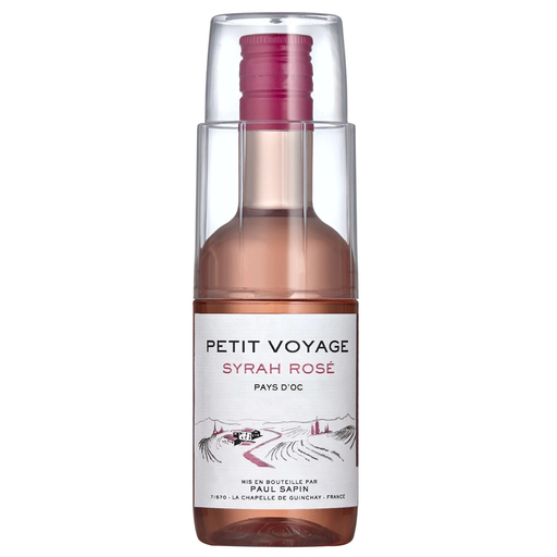 [3552657013874] PETIT VOYAGE Vino Rosado IGP Pays d'Oc Syrah 18,7 cl
