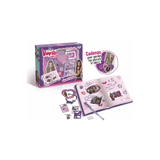 [3555801450051] ASMODEE Journal Secret Chica Vampiro