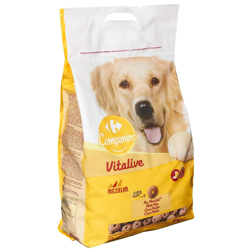 [3560070016143] CARREFOUR Croquetes Cão Adulto Medium + Frango COMPANINO 4 kg