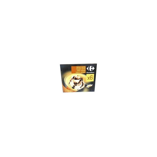 [3560070048427] CARREFOUR Cono de Vainilla 6 x 120 ml